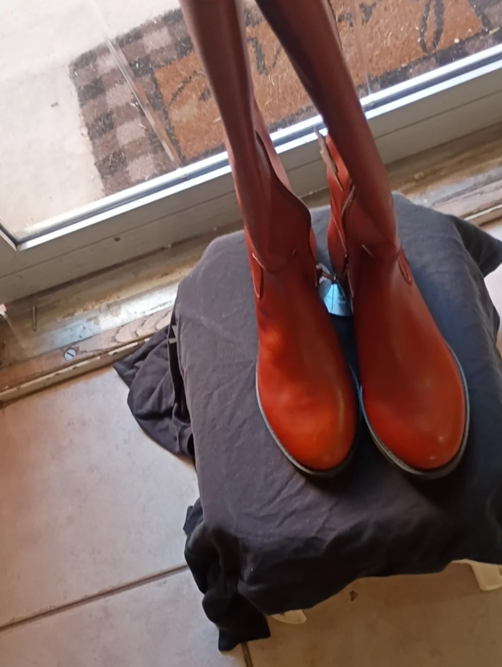 Women's Inc Zip Up Thigh High Boots.